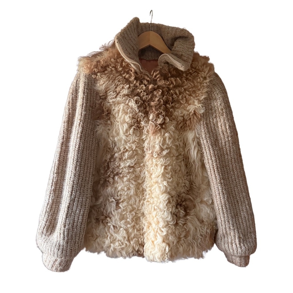 Vintage 1970s Bespoke Ski Zip-up Sweater Jacket